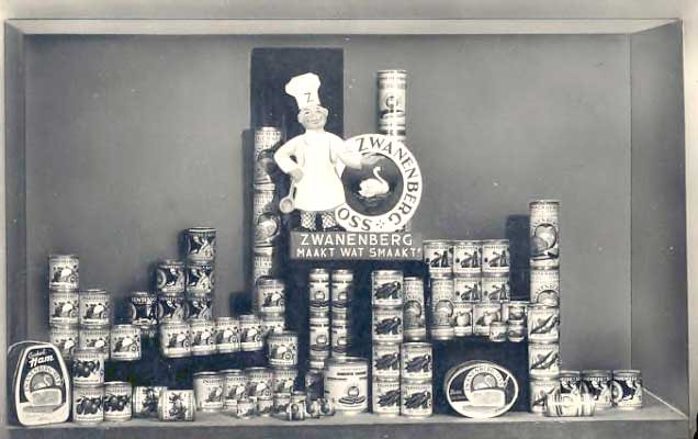 Vleesconserven van Zwanenberg, 1950 