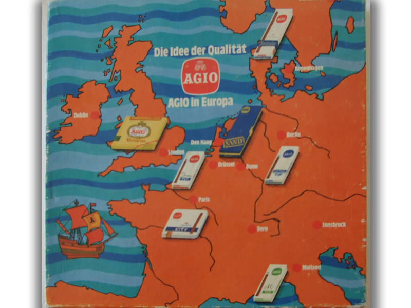 Mevrouw Claes zond ons deze foto van een puzzel van het sigarenmerk. Inmiddels is die puzzel geschonken aan Museum De Sigarenmaker in Bergeijk.