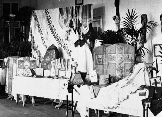 Tentoonstelling van de Missie Naaikring in Zeeland, 1927